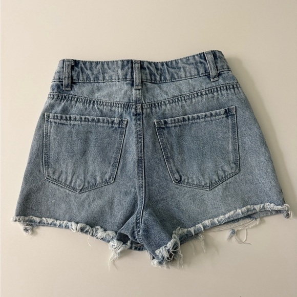 Banjara Embroidered Denim Cutoff Shorts Size 1/24 - Picture 2 of 9